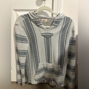 Faherty’s Terrycloth blue hoodie